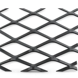 Hot Rolled Black Steel Expanded Metal Mesh Thickness 1.5 mm Width 1.22 m Length 4 m