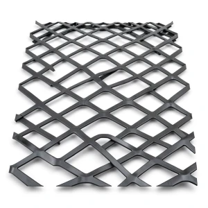 Hot Rolled Black Steel Expanded Metal Mesh 1.2 mm Thickness 1.22 m Width 5 m Length