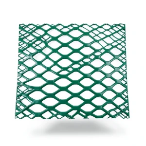 شبك بقلاوة حديد مطلي PVC سماكة 1.5 مم مقاس 1×2 متر
