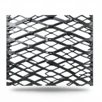 Hot Rolled (Black) Steel Expanded Metal Mesh  Bahri Thickness 2.7 mm Width 1.22 meter Length 6 meter | Bait Al Tatawor Company