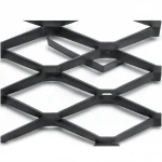 Hot Rolled (Black) Steel Expanded Metal Mesh  Bahri Thickness 2.3 mm Width 1.22 meter Length 3 M | Bait Al Tatawor Company