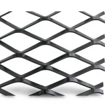 Hot Rolled (Black) Steel Expanded Metal Mesh Thickness 1.5 mm Width 1.22 m Length 1 m