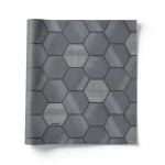 Italian Wallpaper Geometric Design 10m x 0.73m Dark Grey