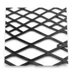 Hot Rolled Black Steel Expanded Metal Mesh Thickness 1.4 mm Width 1.22 M Length 2 M
