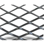 Hot Rolled Black Steel Expanded Metal Mesh Thickness 1.2 mm Width 1.22 m Length 3 m