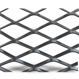 Hot Rolled Black Steel Expanded Metal Mesh Thickness 1.2 mm Width 1.22 m Length 3 m