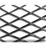 Hot Rolled Black Steel Expanded Metal Mesh Thickness 1.4 mm Width 1.22 m Length 3 m