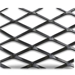 Hot Rolled Black Steel Expanded Metal Mesh Thickness 1.4 mm Width 1.22 m Length 3 m