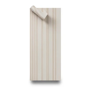 Striped Wall Covering 10m x 0.73m Beige Color, Model 2460