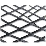 Hot Rolled Black Steel Expanded Metal Mesh 1.2 mm Thick 1.22x4 m