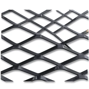 Hot Rolled Black Steel Expanded Metal Mesh 1.2 mm Thick 1.22x4 m