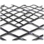 Hot Rolled Black Steel Expanded Metal Mesh Thickness 1.5 mm Width 1.22 m Length 4 m