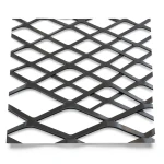 Hot Rolled Black Steel Expanded Metal Mesh 1.5 mm Thick 1.22m Width 5m Length