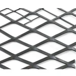 Hot Rolled (Black) Steel Expanded Metal Mesh Thickness 1.4 mm Width 1.22 m Length 5 m