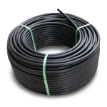 لفة أنابيب بلاستيك HDPE ضغط 12.5 بار PE 100 قطر خارجي 63 مم SDR 13.6 لون أسود