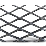 Hot Rolled Black Steel Expanded Metal Mesh 1.5 mm Thick 1.22m Width 5m Length