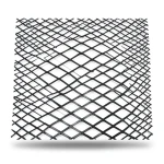 Hot Rolled Black Steel Expanded Metal Mesh Thickness 1.2 mm Width 1.22 m Length 6 m