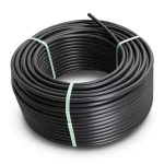 لفة أنابيب HDPE ضغط 10 بار PE 80 قطر خارجي 160 مم SDR 13.6 لون اسود