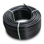 لفة أنابيب HDPE ضغط 12.5 بار PE 80 قطر خارجي 20 مم SDR 11 أسود