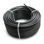 لفة أنابيب HDPE ضغط 12.5 بار PE 100 حجم 40 مم SDR 13.6 أسود