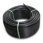 لفة أنابيب بلاستيك HDPE ضغط 12.5 بار PE 100 قطر خارجي 63 مم SDR 13.6 لون أسود