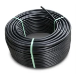 لفة أنابيب بلاستيك HDPE ضغط 16 بار PE100 قطر خارجي 32 مم SDR 11 أسود