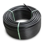 لفة أنابيب HDPE ضغط 12.5 بار PE 100 قطر خارجي 90 مم SDR 13.6 لون أسود