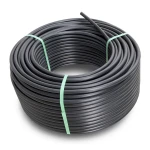 لفة أنابيب بلاستيك HDPE ضغط 12.5 بار PE 100 قطر خارجي 125 مم SDR 13.6 لون اسود