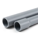 UPVC Pipes Nominal Pressure 4 Bar Outer Diameter 500 mm Thickness 9.8 mm Gray