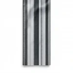 Italian Wall Decoration, size 10m x 0.53m, Gray with Black, Model 6242