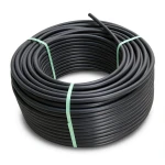 لفة أنابيب HDPE ضغط 16 بار PE100 قطر خارجي 50 مم SDR 11 لون أسود