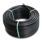 لفة أنابيب بلاستيك HDPE ضغط 16 بار PE 100 قطر خارجي 75 مم SDR 11 لون أسود