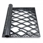 Hot Rolled (Black) Steel Expanded Metal Mesh  Bahri Thickness 2 mm Width 1.22 meter Length 6 meter | Bait Al Tatawor Company