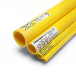 Neproplast HDPE Pipes PE 100 Pressure 12.5 Bar Outside Diameter 400 mm Thickness 29.4 mm Color Yellow