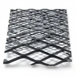 Hot Rolled (Black) Steel Expanded Metal Mesh  Bahri Thickness 2 mm Width 1.22 meter Length 5 meter | Bait Al Tatawor Company