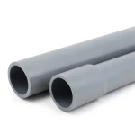 مواسير UPVC ضغط اسمي 16 بار قطر خارجي 40 مم سمك 3.00 مم لون رمادي