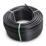 لفة أنابيب HDPE ضغط 12.5 بار PE 100 قطر خارجي 160 مم SDR 13.6 لون أسود