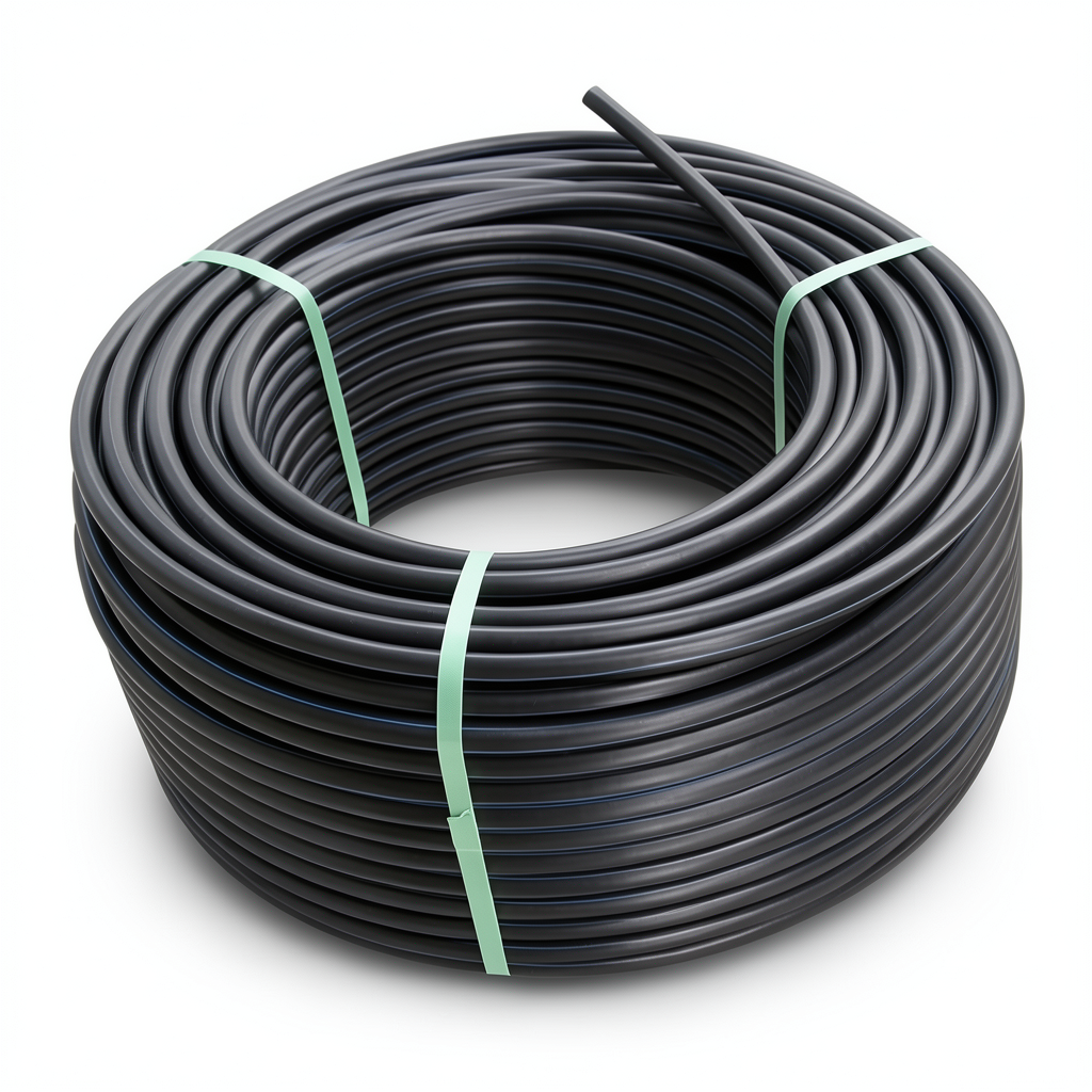 لفة أنابيب HDPE ضغط 12.5 بار PE 100 قطر خارجي 160 مم SDR 13.6 لون أسود