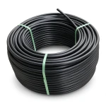 لفة أنابيب HDPE ضغط 16 بار PE 100 قطر خارجي 20 مم SDR 11 لون أسود