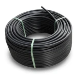 لفة أنابيب HDPE ضغط 16 بار PE100 قطر خارجي 50 مم SDR 11 لون أسود