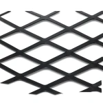 Hot Rolled Black Steel Expanded Metal Mesh Thickness 1.5 mm Width 1.22 m Length 6 m
