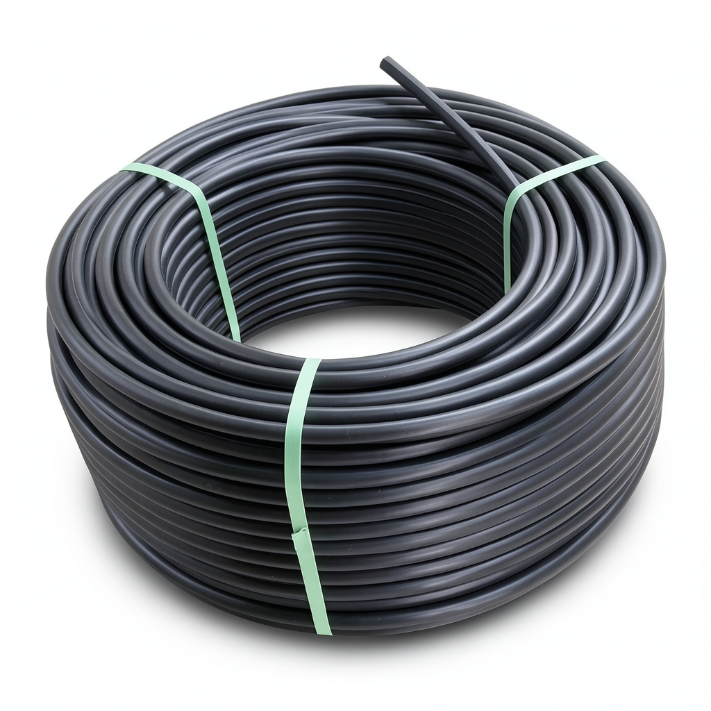 لفة أنابيب بلاستيك HDPE ضغط 16 بار PE 100 قطر خارجي 140 مم SDR 11 أسود