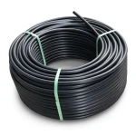 لفة أنابيب HDPE ضغط 20 بار PE100 قطر خارجي 16 مم SDR 9 لون أسود