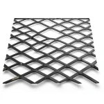 Hot Rolled Black Steel Expanded Metal Mesh Thickness 1.2 mm Width 1.22 m Length 7 m