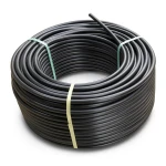 لفة أنابيب بلاستيك HDPE ضغط 20 بار PE 100 قطر خارجي 25 مم SDR 9 لون أسود