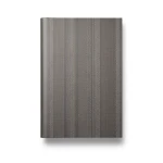 ورق حائط ايطالي تصميم مقلم 10 م×0.73م، بيج داكن