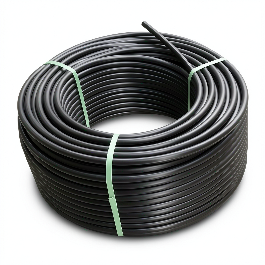 HDPE Polyethylene Coil Pipe PN 20 Bar PE 100 50 mm SDR 9 Black