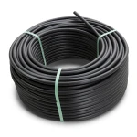 لفة أنابيب بلاستيك HDPE ضغط 20 بار [PE 100] قطر خارجي 63 مم SDR 9 لون أسود