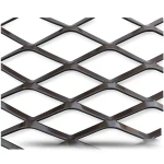 Hot Rolled Steel Expanded Metal Mesh Thickness 1.7 mm Width 1.22 m Length 1 m