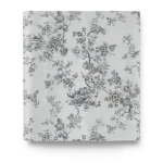 Italian Wallpaper Floral Design Size 10mx1.06m Gray Color